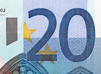 Image showing Euro money close-up