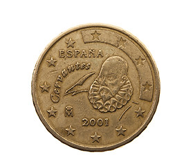 Image showing Fifty euro cents