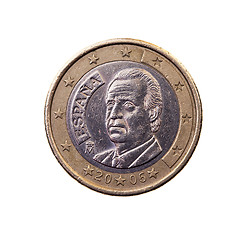 Image showing coin worth one euro