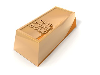 Image showing gold bar