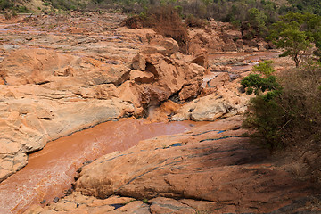 Image showing Rapids in the Betsiboka river Madagascar