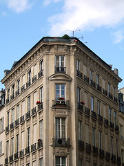 Image showing Traditional building corner