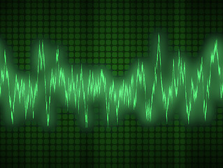 Image showing audio or sound wave