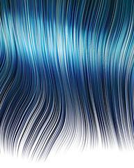 Image showing anime blue hair