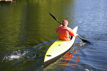 Image showing Paddler