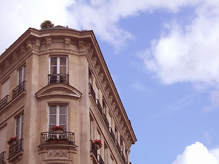 Image showing Parisian traditional house