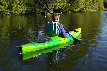 Image showing Paddler