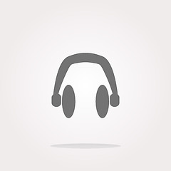 Image showing headphone vector, headphone icon vector, headphone icon eps, headphone icon jpg, headphone icon picture, headphone icon flat, headphone icon app, headphone icon web, headphone icon art