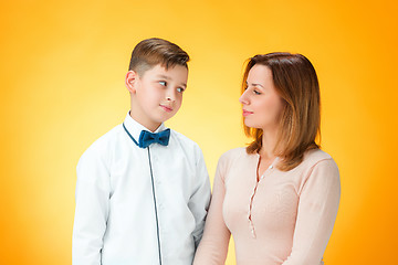 Image showing Happy mother and son