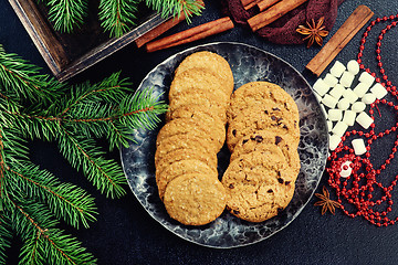 Image showing christmas cookies