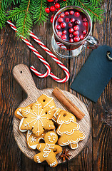 Image showing christmas cookies