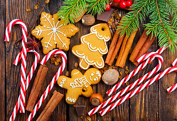 Image showing christmas cookies