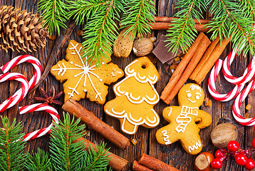 Image showing christmas cookies