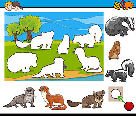 Image showing cartoon task for kids