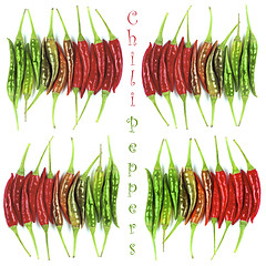 Image showing Collection of Chili Peppers