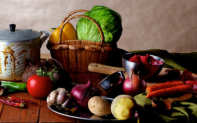 Image showing Dutch Cooking Still Life