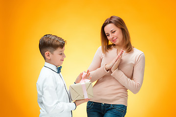 Image showing Happy mother and son