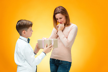 Image showing Happy mother and son