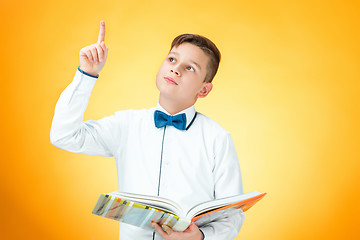 Image showing The boy with book