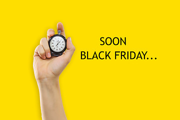 Image showing Black Friday sale - holiday shopping concept