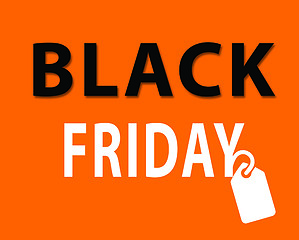 Image showing Black Friday sale - holiday shopping concept