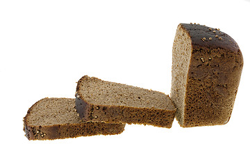 Image showing isolated slice of bread