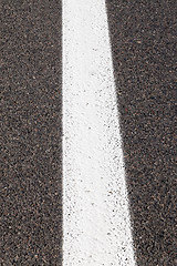 Image showing road markings, close-up