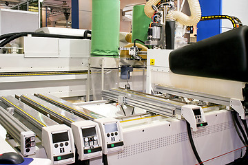 Image showing Laser wood machine