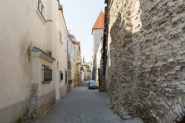 Image showing european old city street