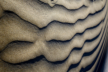 Image showing of a  dry sand and the  lanzarote spain