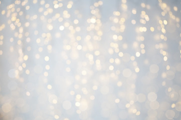 Image showing blurred christmas holidays lights bokeh