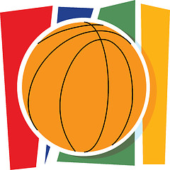 Image showing Basketball Graphic