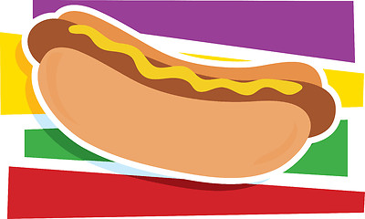 Image showing Hot Dog Graphic