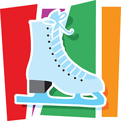 Image showing Ice Skate Graphic