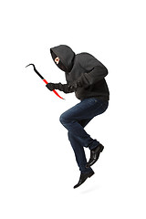 Image showing Thief jumps with master key