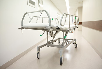 Image showing hospital gurney or stretcher at emergency room