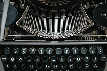 Image showing Retro writing machine.