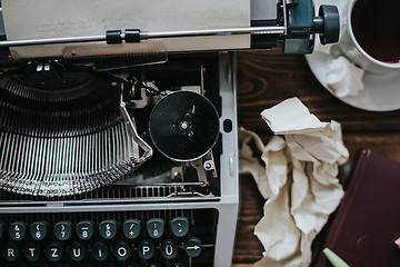 Image showing Retro writing machine.