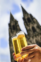 Image showing Two glasses of Koelsch beer