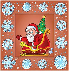 Image showing Christmas composition greeting card 8