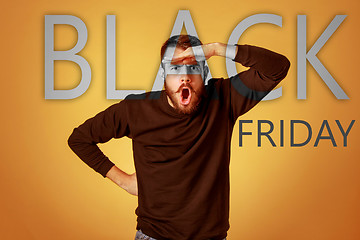 Image showing Black Friday sale - holiday shopping concept