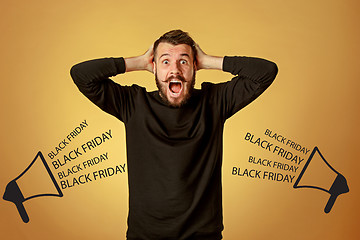 Image showing Black Friday sale - holiday shopping concept