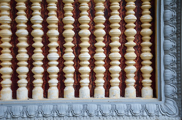 Image showing Window of The royal palace in Phnom Penh, Cambodia.