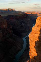 Image showing Sunrise over Grand Canyon