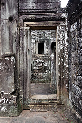 Image showing Bayon Temple At Angkor Wat, Siem Reap