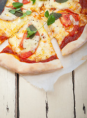 Image showing Italian pizza Margherita