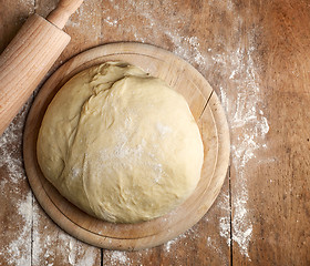 Image showing fresh raw dough