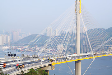 Image showing Ting Kau Bridge