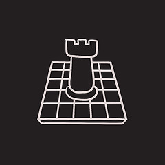 Image showing Chess sketch icon.