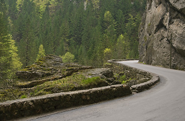 Image showing Road in Bicaz canyon